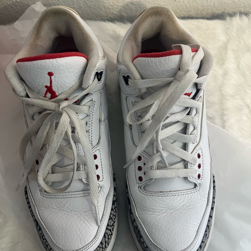 Jordan White and Black Athletic Shoes - Picture 9 of 12